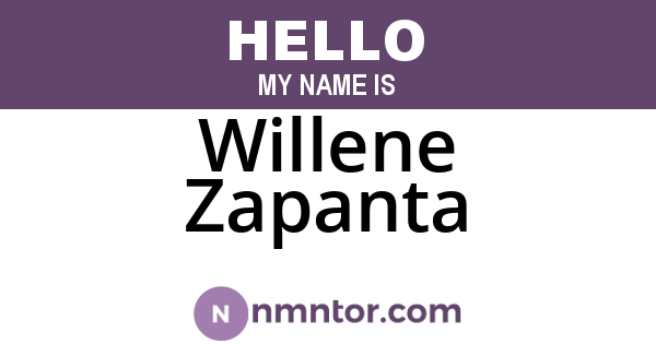 Willene Zapanta