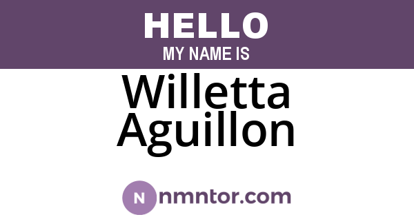 Willetta Aguillon