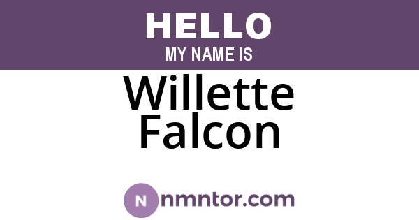 Willette Falcon