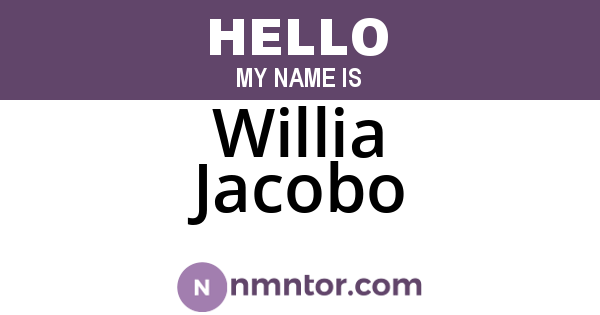 Willia Jacobo