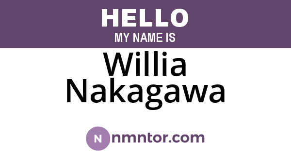 Willia Nakagawa