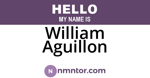 William Aguillon
