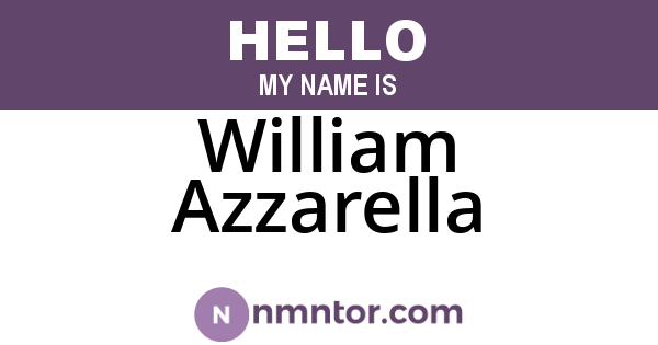 William Azzarella