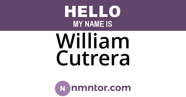 William Cutrera