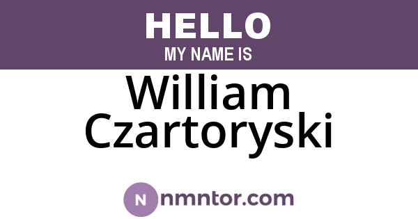 William Czartoryski