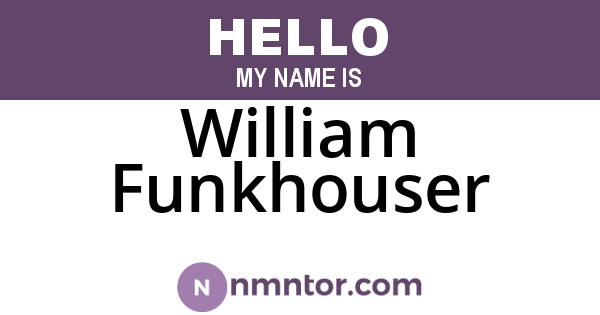 William Funkhouser