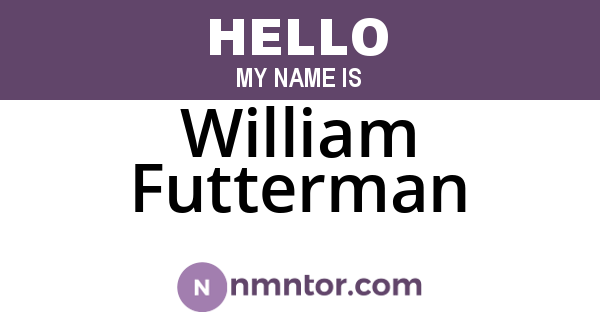 William Futterman