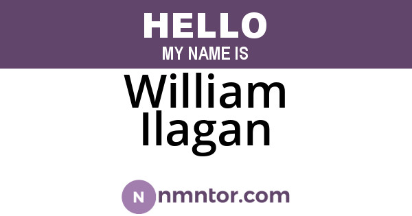 William Ilagan