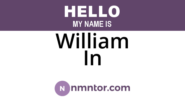 William In