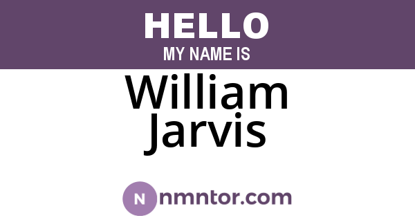 William Jarvis