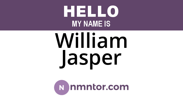 William Jasper