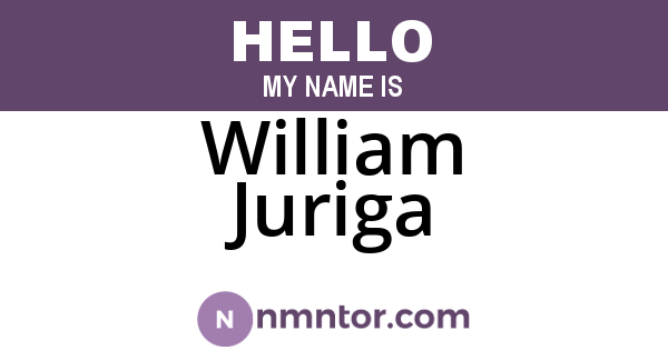 William Juriga