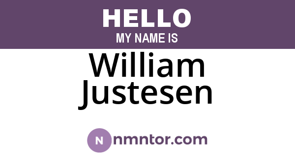 William Justesen