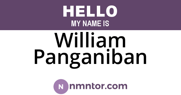 William Panganiban