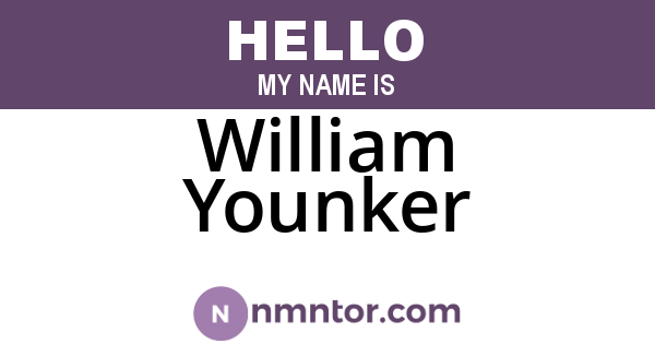 William Younker
