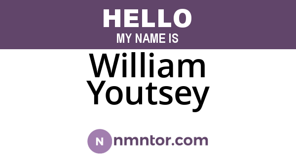 William Youtsey