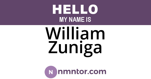 William Zuniga