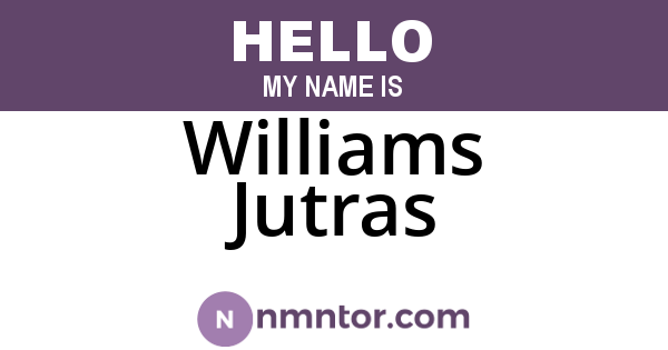 Williams Jutras
