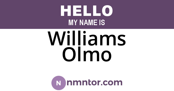 Williams Olmo