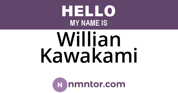 Willian Kawakami