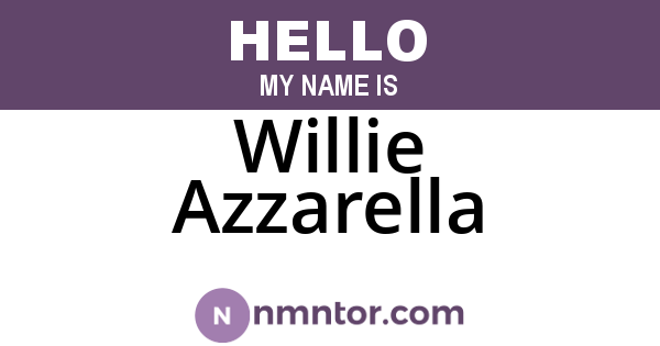 Willie Azzarella