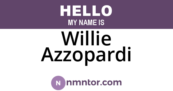 Willie Azzopardi