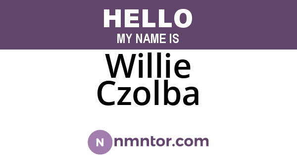 Willie Czolba