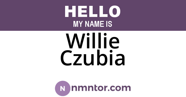 Willie Czubia