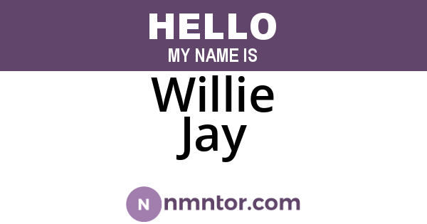 Willie Jay