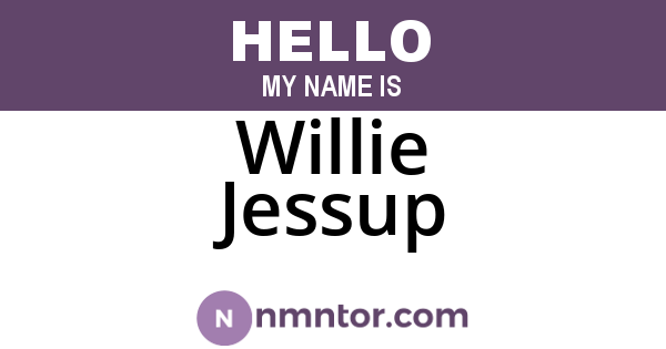 Willie Jessup