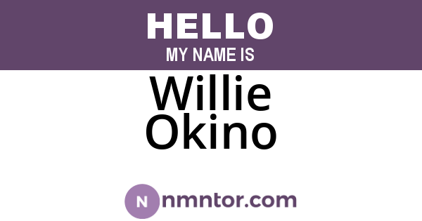 Willie Okino