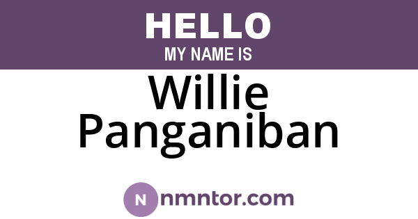 Willie Panganiban