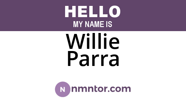 Willie Parra