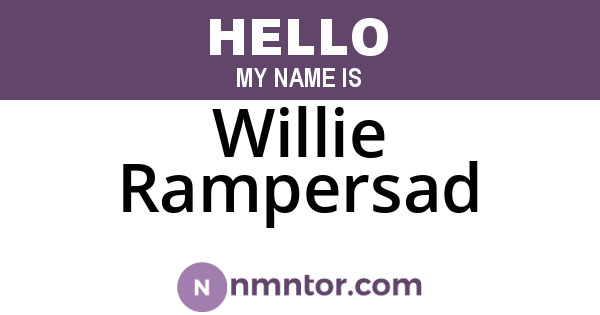 Willie Rampersad