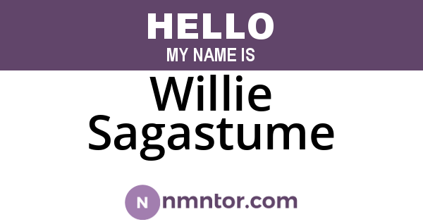 Willie Sagastume