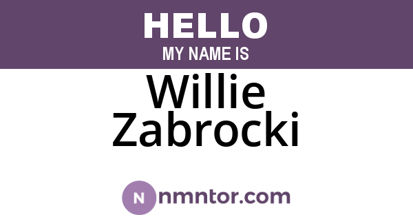 Willie Zabrocki