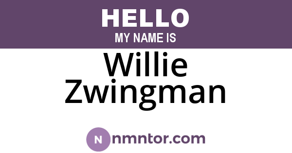 Willie Zwingman