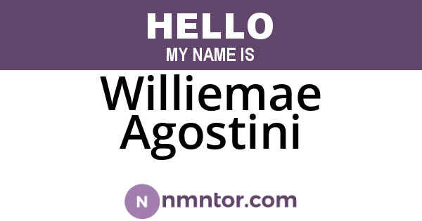 Williemae Agostini