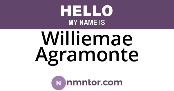 Williemae Agramonte