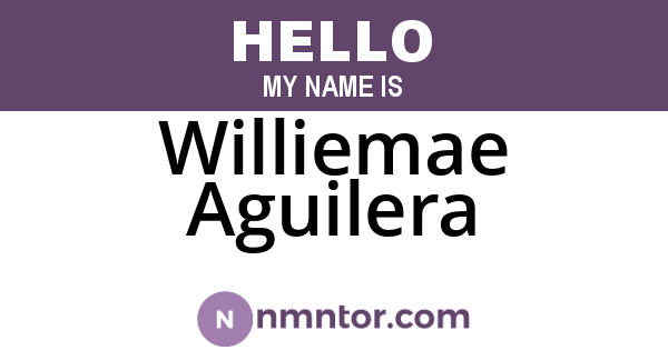 Williemae Aguilera