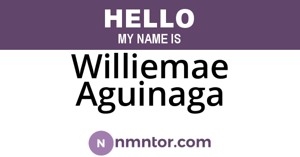 Williemae Aguinaga