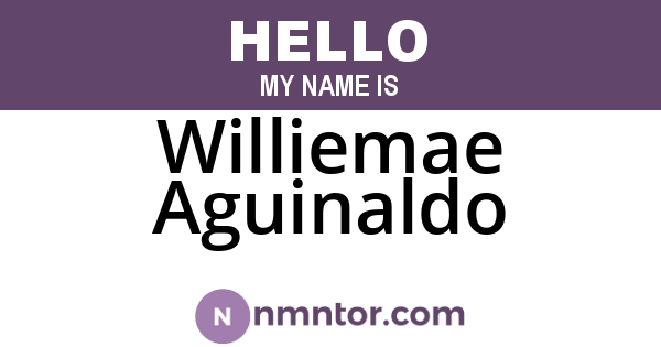 Williemae Aguinaldo