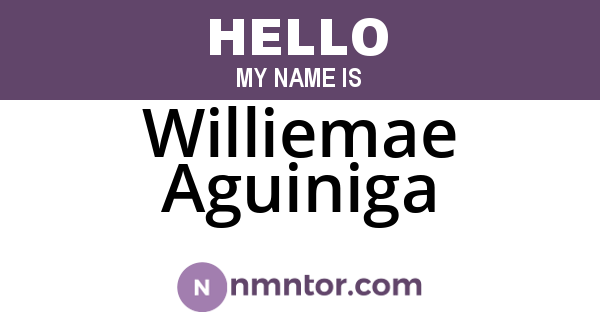 Williemae Aguiniga