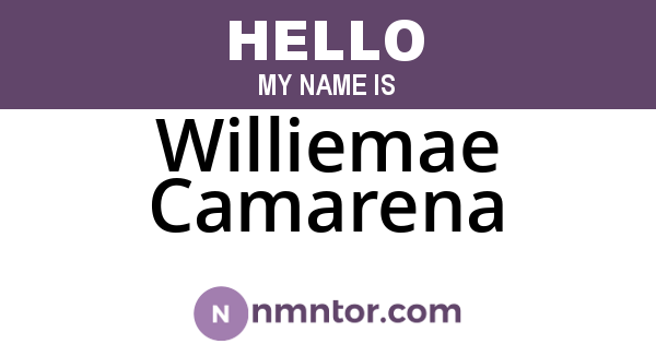 Williemae Camarena
