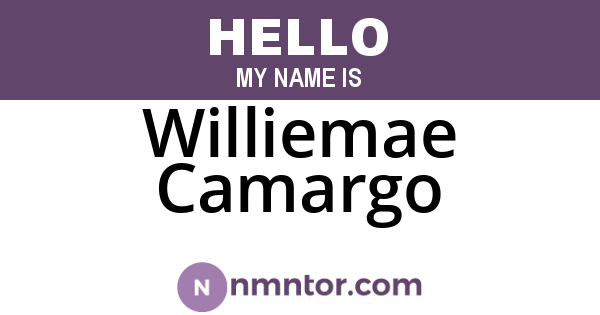 Williemae Camargo