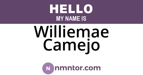 Williemae Camejo