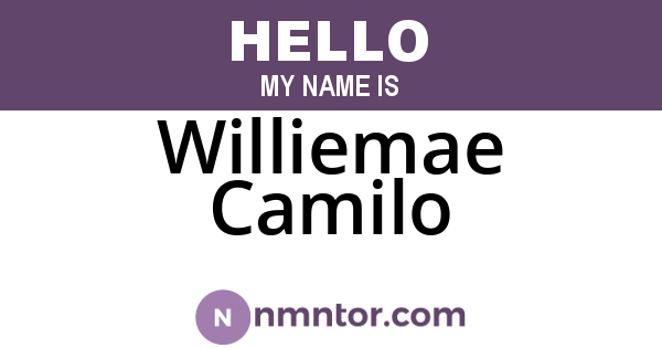Williemae Camilo