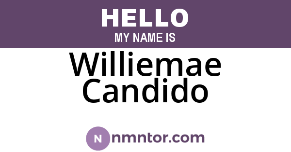 Williemae Candido