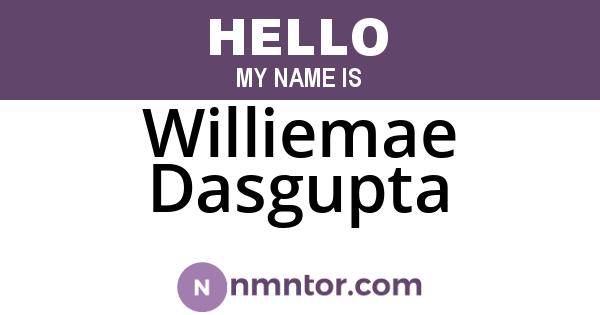 Williemae Dasgupta