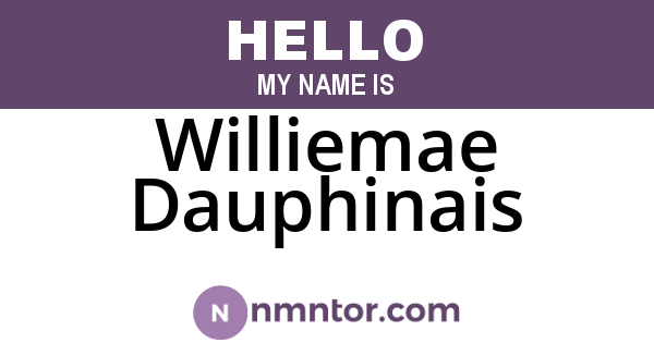 Williemae Dauphinais